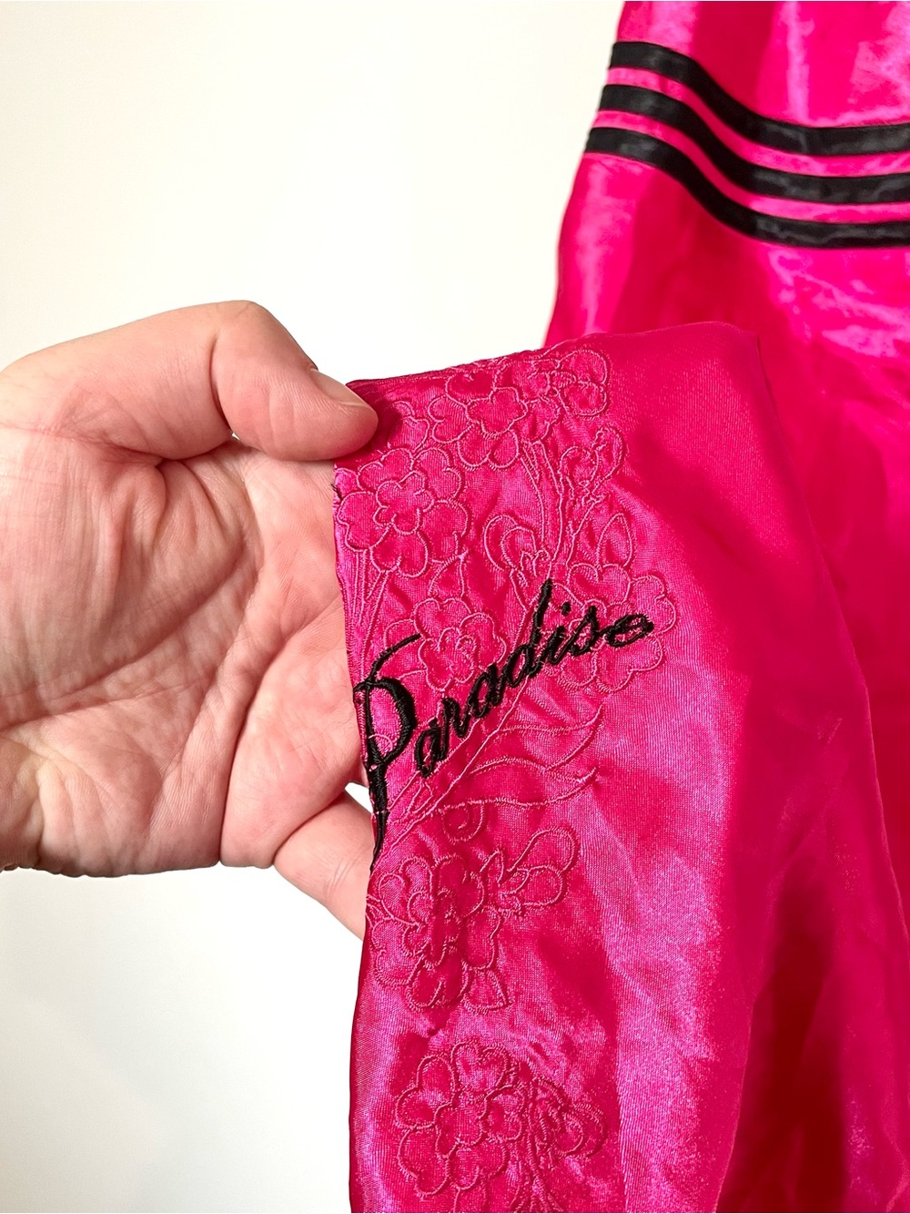 Vintage Y2K La Senza Baby Doll Satin Slip Dress Hot Pink Size XS - Picture 4 of 6